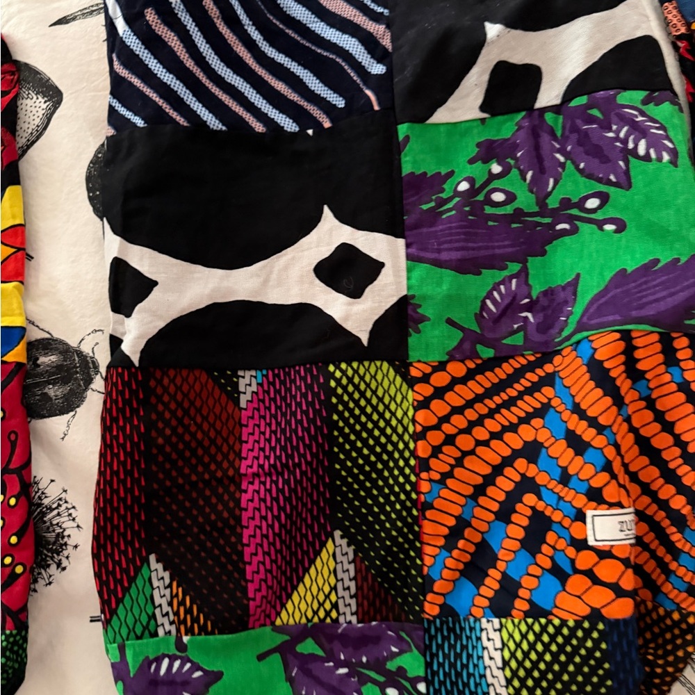 Colorful Patchwork Tote Bag - Zuri